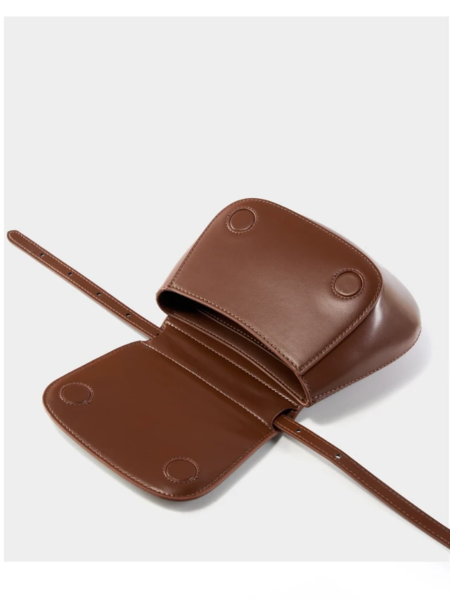 Alt view image 5 of 5 - Women Genuine Leather Tote Bag Brown