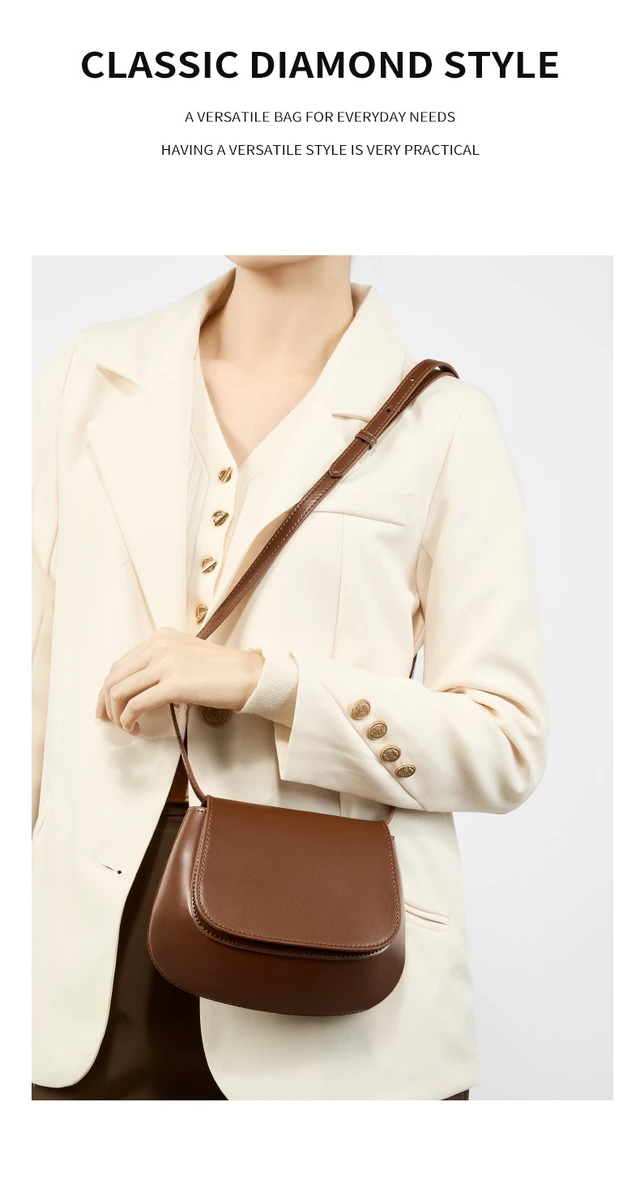 Alt view image 2 of 5 - Women Genuine Leather Tote Bag Brown