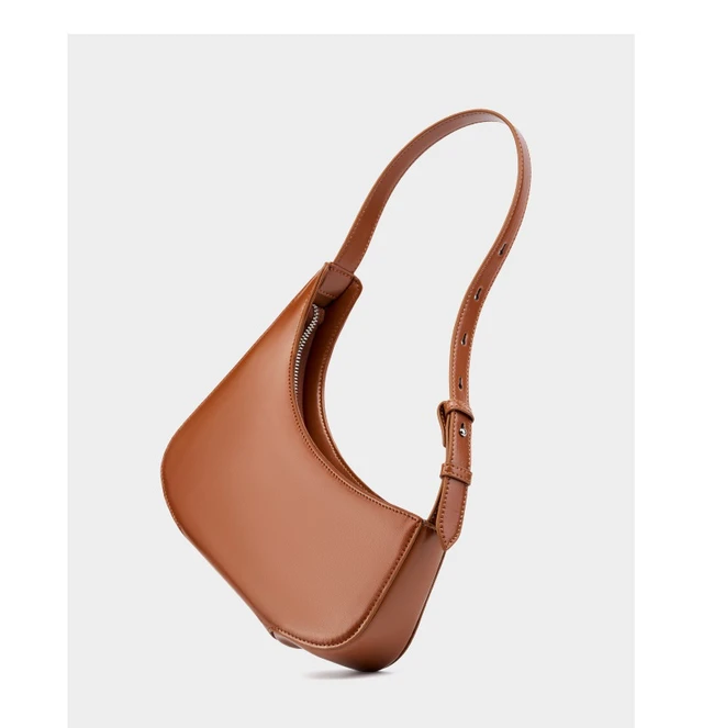 Alt view image 3 of 3 - Women Genuine Leather Handbag Brown