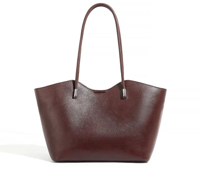 Main image of Genuine Leather Women Handbag Crossbody Bag Red