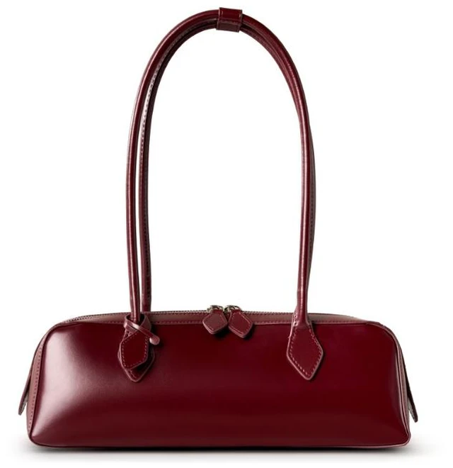 Main image of Women Genuine Leather Crossbody Bags Women's Tote Shoulder Bag Red