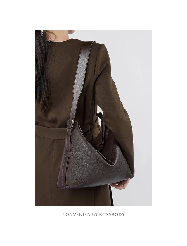 Alt view image 3 of 5 - Genuine Leather Women Tote Bag Handbags Brown