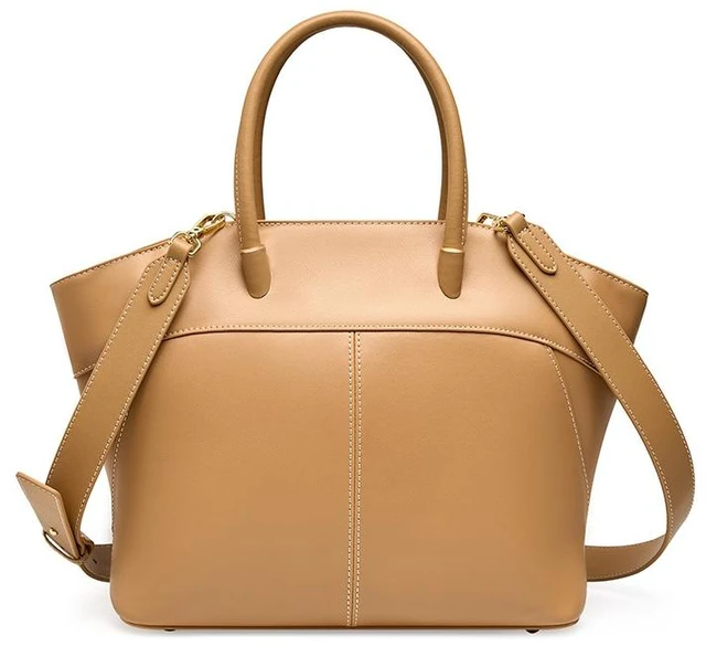Main image of Genuine Leather Fashion Women's Shoulder Bag Tote Bag Brown