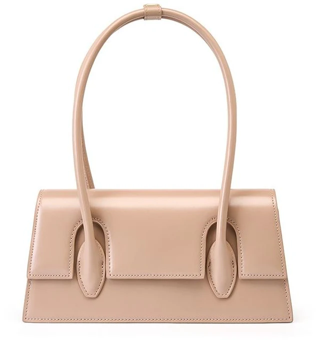 Main image of Genuine Leather Women's Beach Bag Shoulder Bag Pink