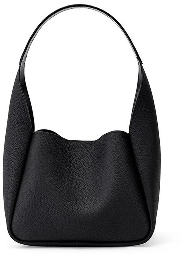 Main image of Genuine Leather Women Handbags Large Shoulder Bag Leather Work Bags Black