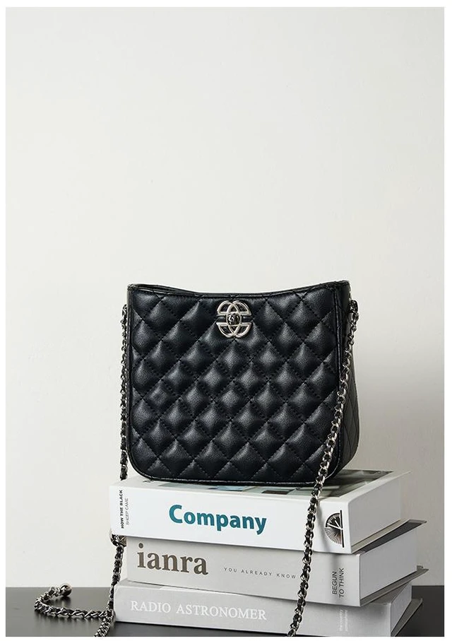 Alt view image 2 of 6 - Genuine Leather Women Shoulder Handbags Hobo Bags Tote Bag Black