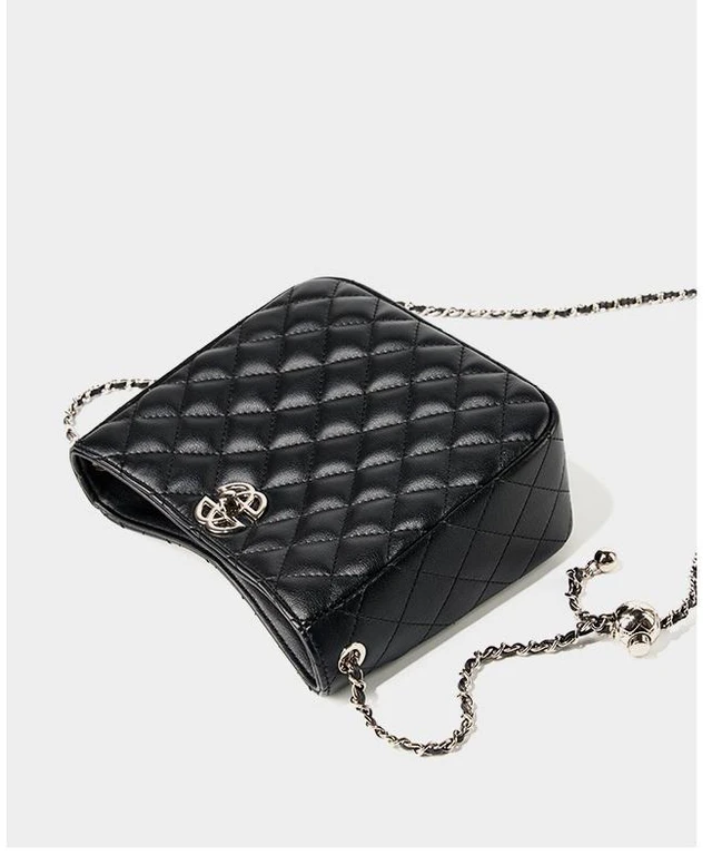 Alt view image 6 of 6 - Genuine Leather Women Shoulder Handbags Hobo Bags Tote Bag Black