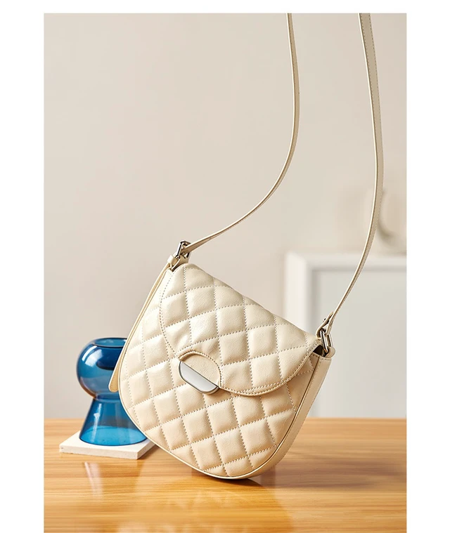 Alt view image 2 of 5 - Genuine Leather Women Tote Bags Shoulder Purses Crossbody Bag Top Handle Handbags White
