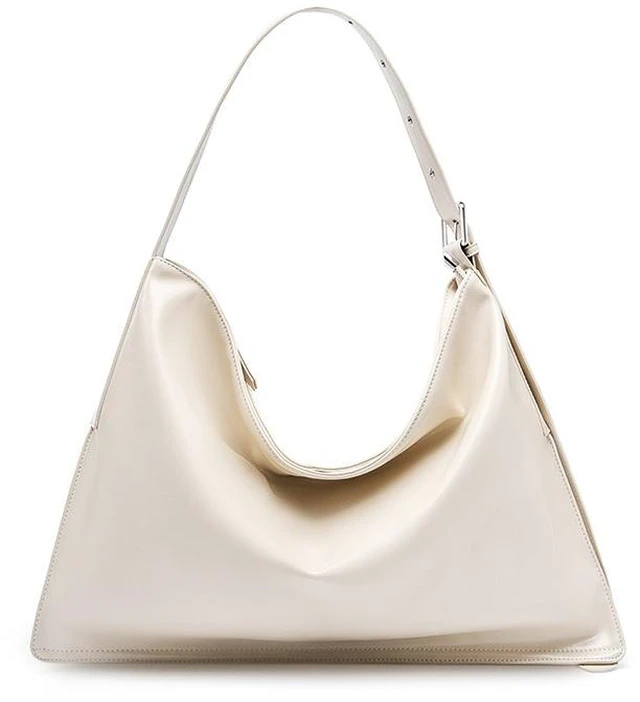 Main image of Genuine Leather Fashion Hobo Bags Large Purse and Handbags White