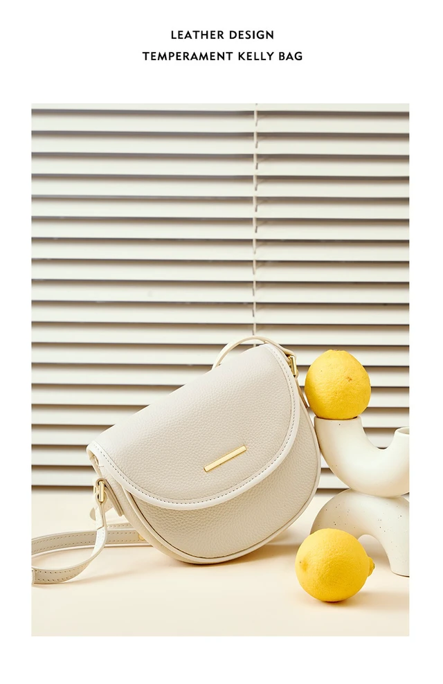Alt view image 2 of 3 - Women Genuine Leather Purses Handbags Tote Bag Shoulder Bag White