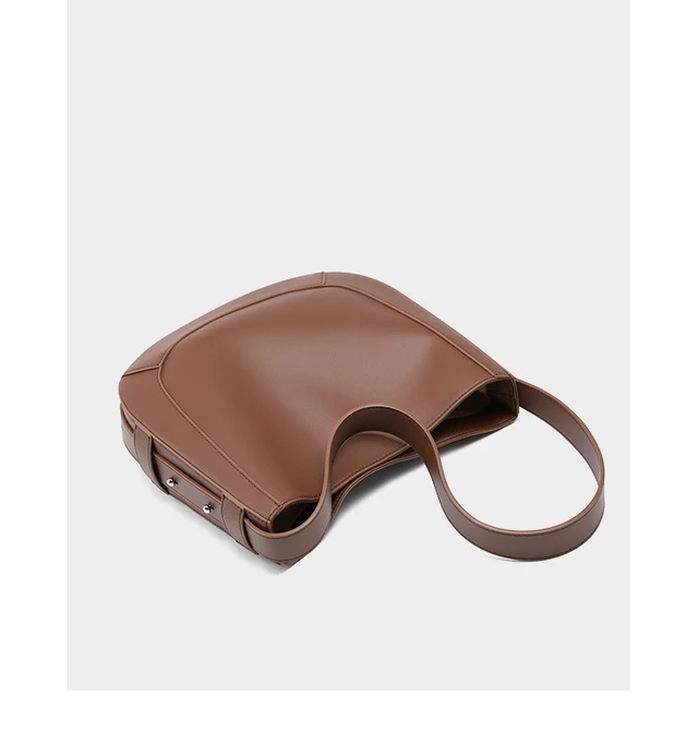 Alt view image 5 of 5 - Genuine Leather Women Fashion Shoulder Designer Purses and Handbags Brown