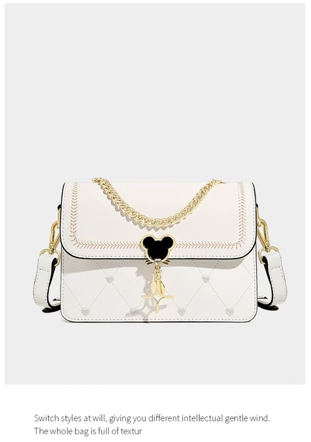 Alt view image 2 of 3 - Genuine Leather Handbags for Women Large Designer Ladies Hobo Bag White
