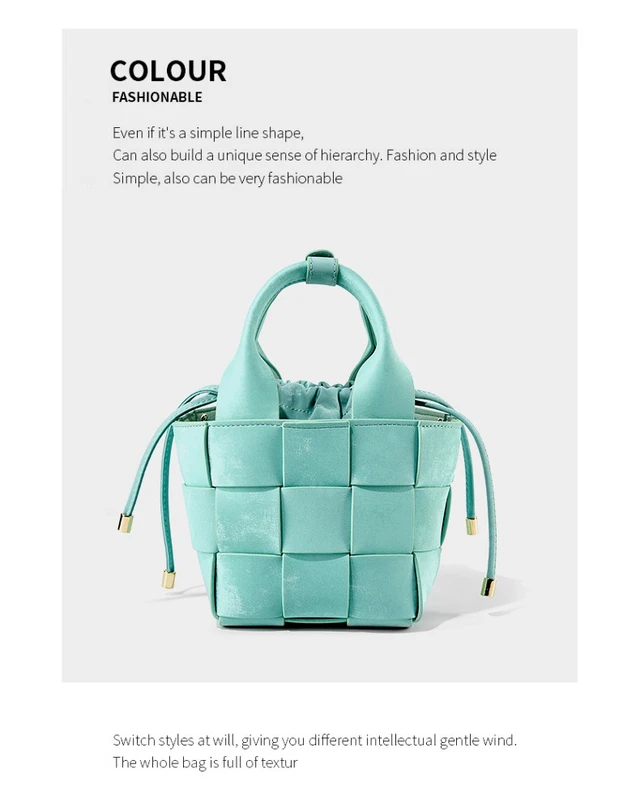 Alt view image 2 of 4 - Genuine Leather Women Shoulder Bag Vintage Crossbody Purse Handbag Blue