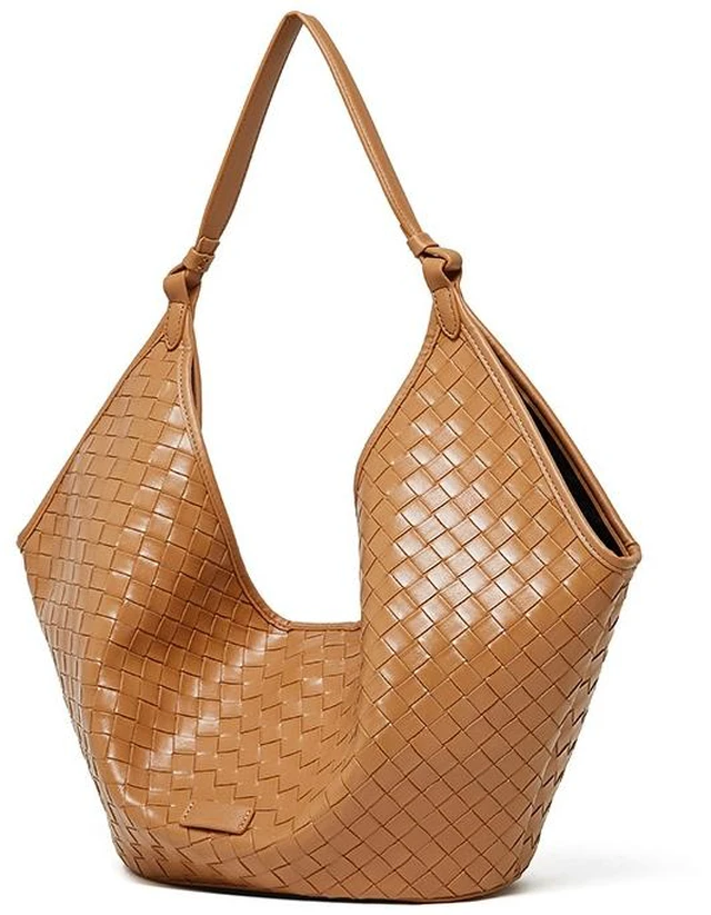 Main image of Womens Genuine Leather Handbag Shoulder Bag Brown