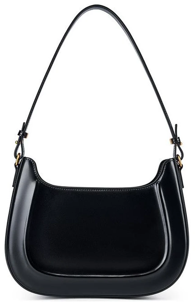 Main image of Genuine Leather Women's Handbag Ladies Shoulder Tote Messenger Hobo Bag Black