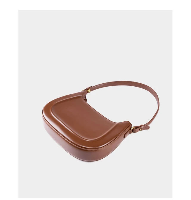 Alt view image 4 of 5 - Genuine Leather Women's Handbag Ladies Shoulder Tote Messenger Hobo Bag Brown