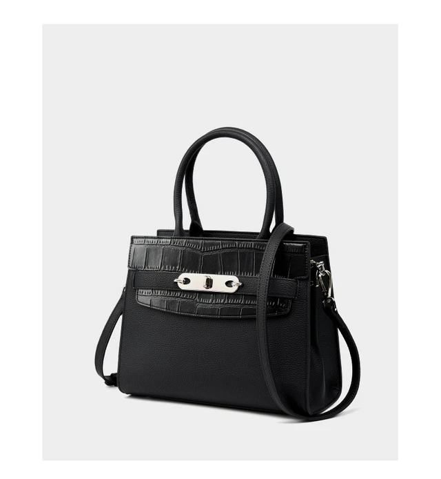 Alt view image 2 of 6 - Genuine Leather Women's Bag Vintage Handbag Black