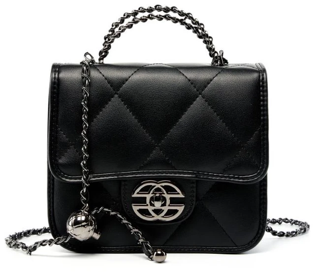 Main image of Women Genuine Leather Satchel Purse Vintage College Crossbody Messenger Bag Work Cross-body Bag Black