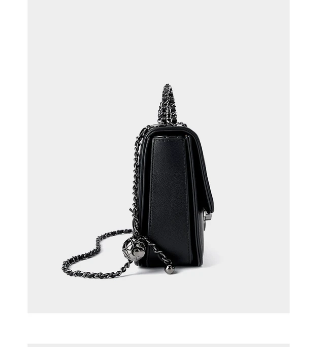 Alt view image 3 of 6 - Women Genuine Leather Satchel Purse Vintage College Crossbody Messenger Bag Work Cross-body Bag Black