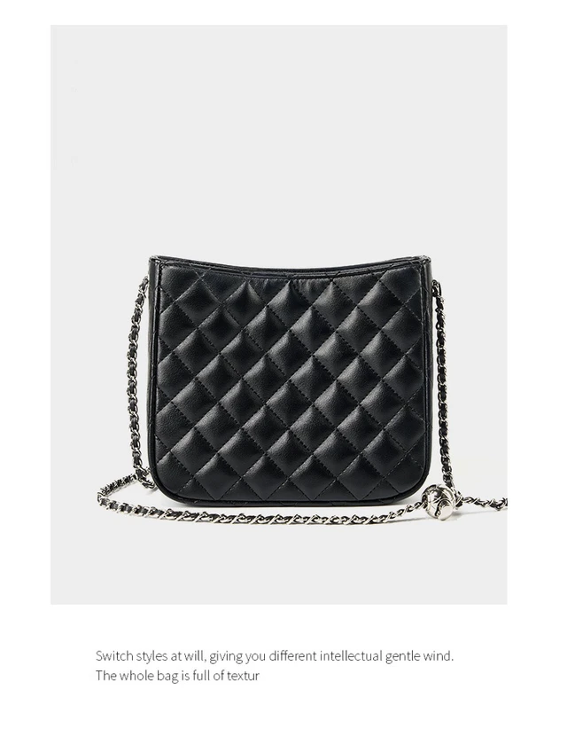 Alt view image 4 of 5 - Women Tote Bag Genuine Leather Crossbody Bag Large Capacity Handbags Black