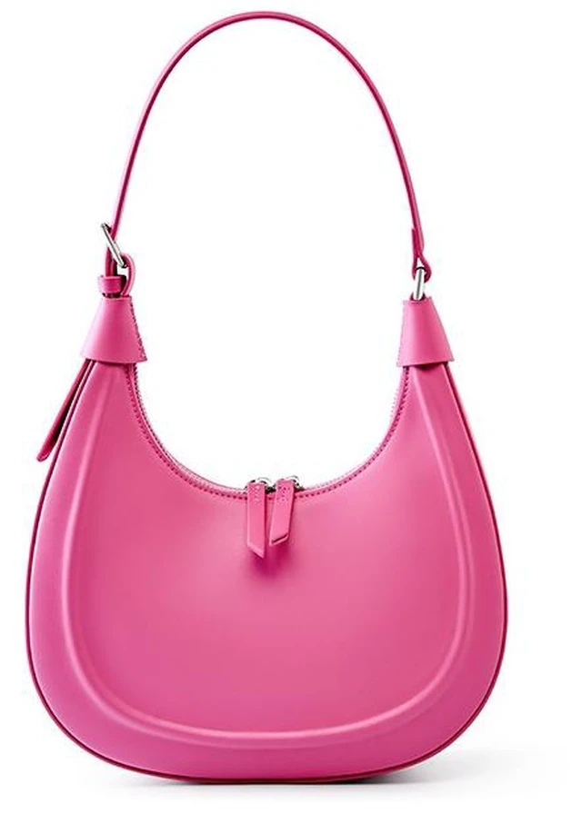 Main image of New Women's Genuine Leather Casual Shoulder Crossbody Bag Pink