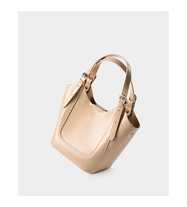 Alt view image 5 of 6 - Genuine Leather Shoulder Bags Purses and Handbags for Women Satchel Designer Cross Body Hobo Bag Cream