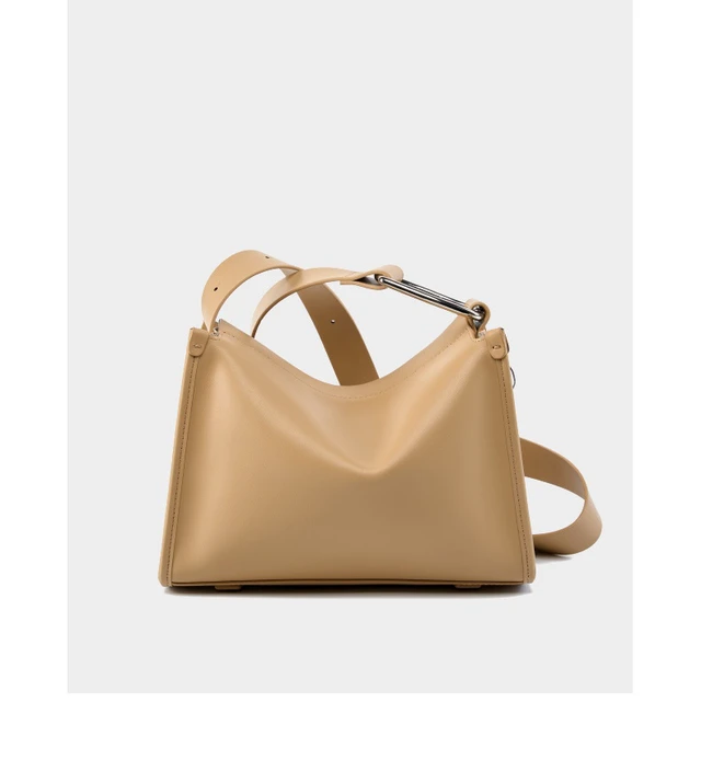 Alt view image 4 of 4 - Genuine Soft Leather Shoulder Tote Crossbody Purses Bucket Bags Brown