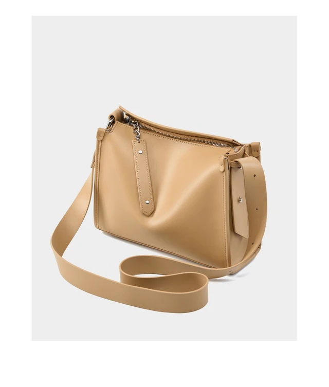 Alt view image 3 of 4 - Genuine Soft Leather Shoulder Tote Crossbody Purses Bucket Bags Brown
