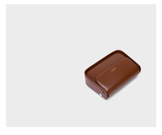 Alt view image 2 of 4 - Women's Genuine Leather Saddle Bag Brown