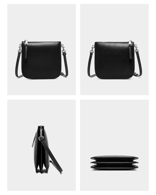 Alt view image 3 of 3 - Women Genuine Leather Totes Shoulder Bag Purses and Handbags Black