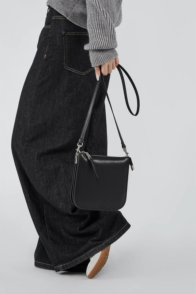 Alt view image 2 of 3 - Women Genuine Leather Totes Shoulder Bag Purses and Handbags Black