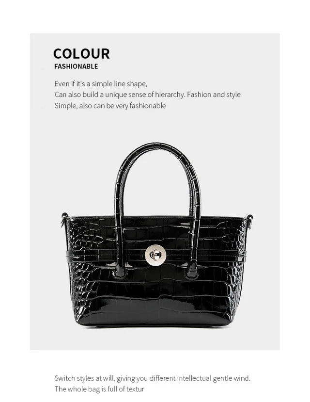 Alt view image 2 of 3 - Women Genuine Leather Satchel Bags Top Handle Crossbody Purses and Handbags Black
