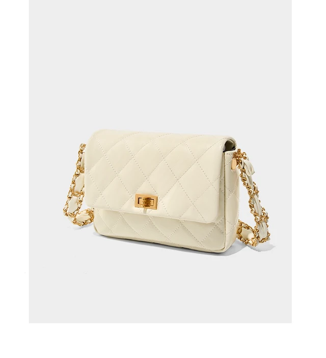Alt view image 5 of 5 - Women's Genuine Leather Shoulder Bags Hobo Handbags White