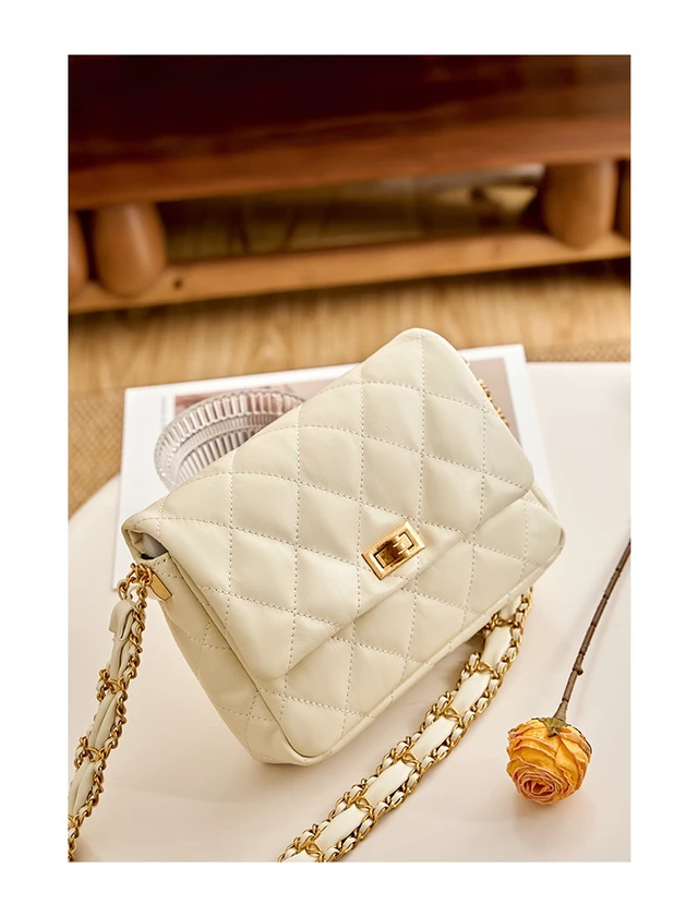 Alt view image 2 of 5 - Women's Genuine Leather Shoulder Bags Hobo Handbags White