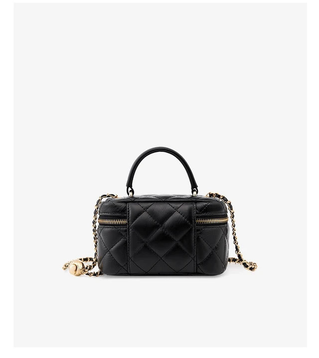 Alt view image 3 of 5 - Genuine Leather Women Small Handbags Black