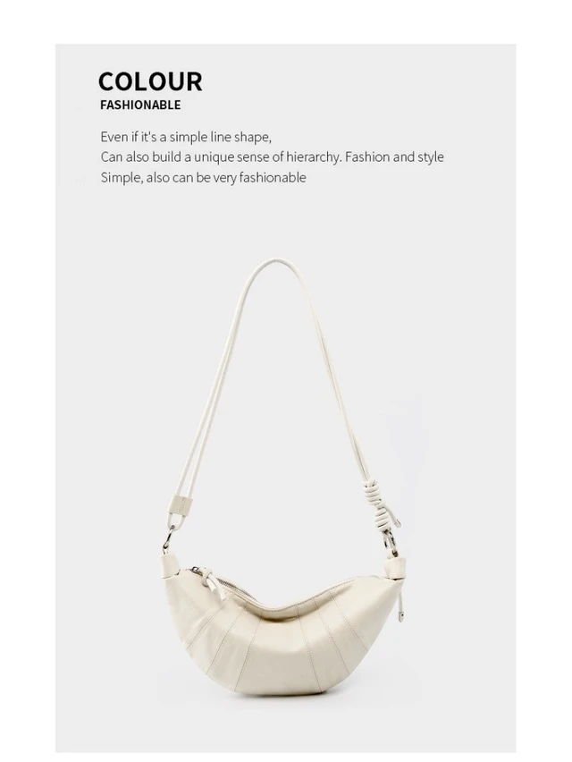 Alt view image 2 of 4 - Genuine Leather Women Shoulder Crossbody Bag White
