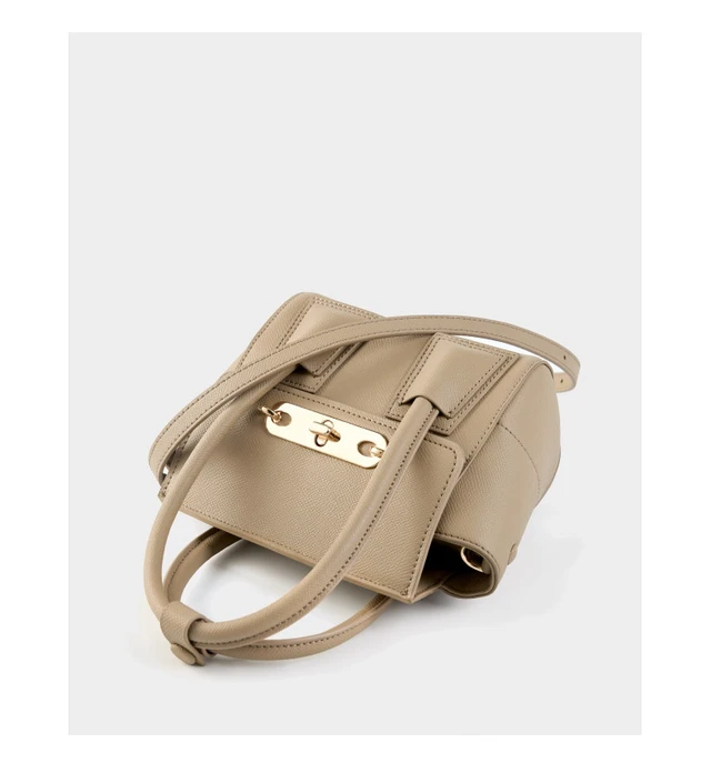Alt view image 4 of 4 - Women Genuine Leather Tote Bags Purses And Handbags Grey