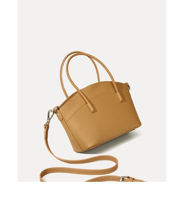 Alt view image 3 of 3 - Women Handbags Genuine Leather Large Capacity Shoulder Bag Brown