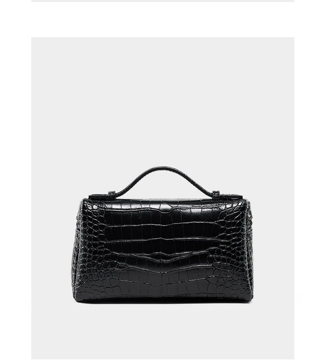 Alt view image 3 of 4 - Women Small Crossbody Cell Phone Purse Genuine Leather Phone Purse Mini Messenger Shoulder Handbag Black