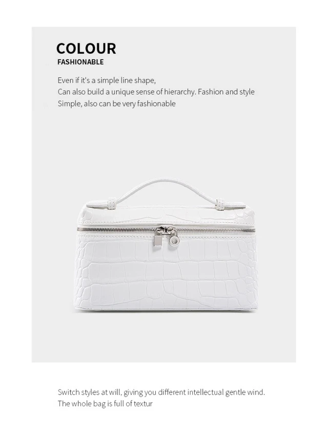 Alt view image 2 of 3 - Women Small Crossbody Cell Phone Purse Genuine Leather Phone Purse Mini Messenger Shoulder Handbag White