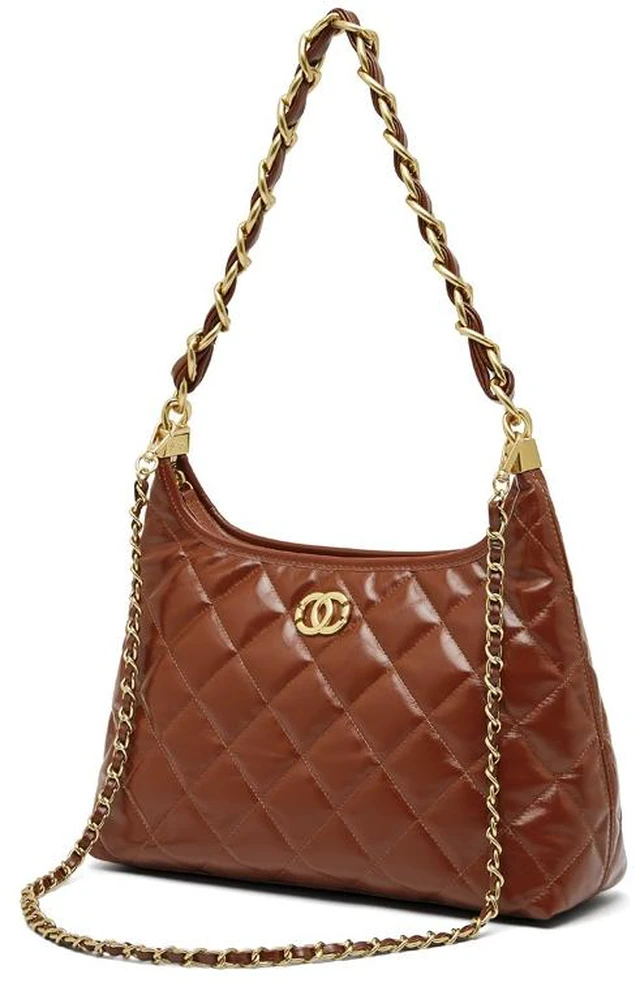Main image of Genuine Leather Hobo Purses and Handbags for Women Ladies Shoulder Crossbody Purse Brown