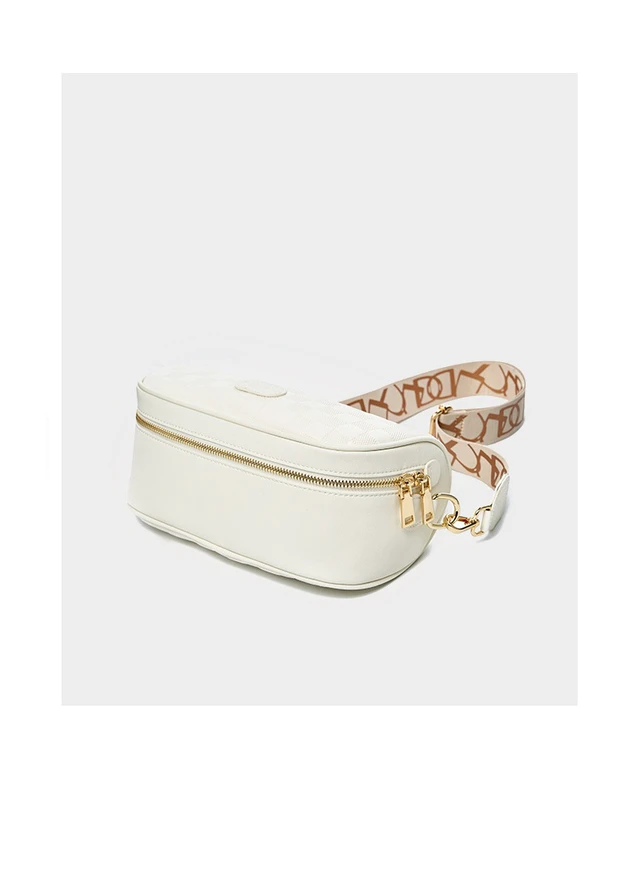 Alt view image 4 of 4 - Genuine Leather Crossbody Bag Women Shoulder Bag White