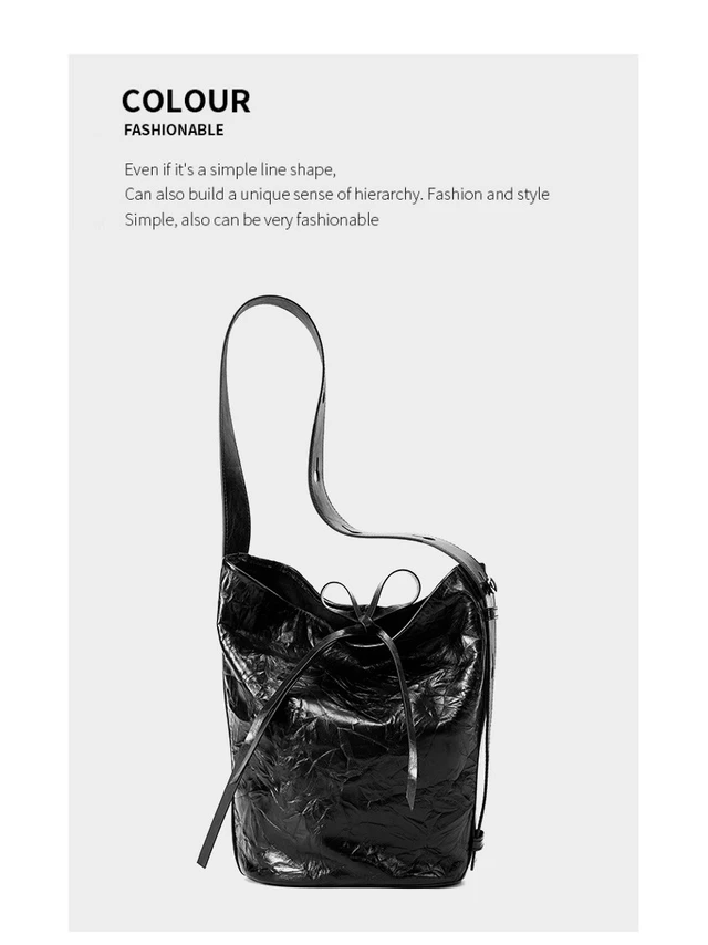 Alt view image 2 of 4 - Women Genuine Leather Tote Handbags Hobo Bags Black