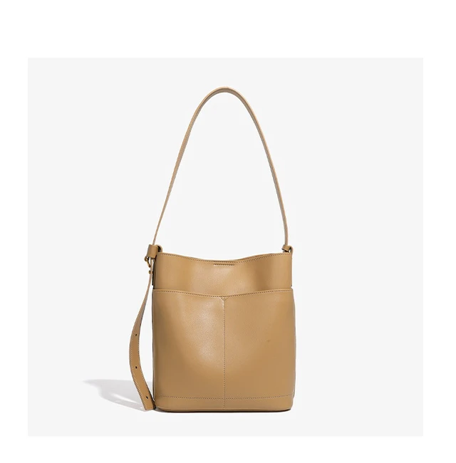 Alt view image 2 of 3 - Women Genuine Leather Crossbody Purse Travel Shoulder Satchel Bags Bronze
