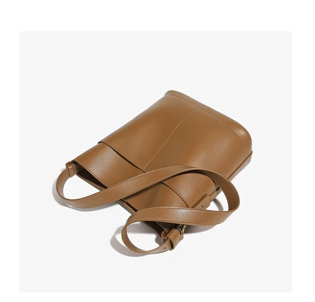 Alt view image 2 of 5 - Women Genuine Leather Crossbody Purse Travel Shoulder Satchel Bags Brown