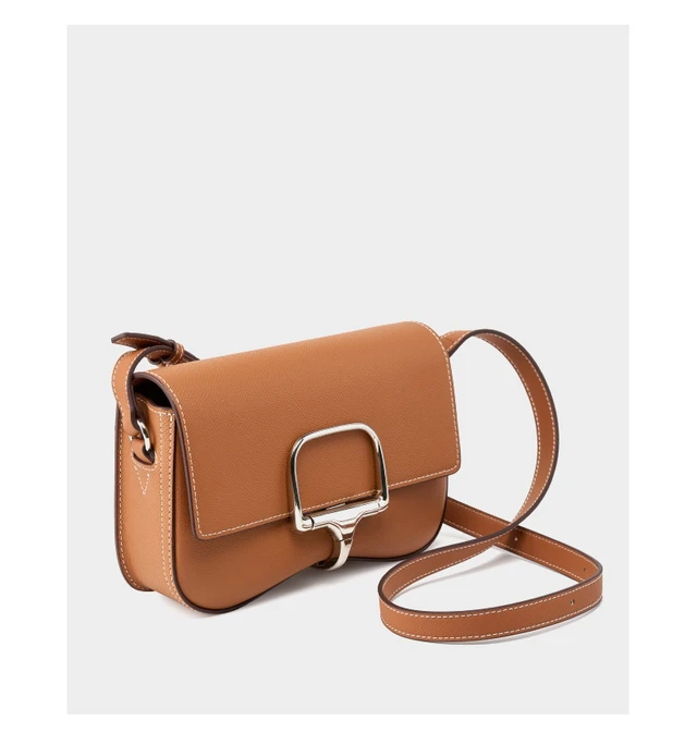 Alt view image 2 of 4 - Women Genuine Leather Della Shoulder Crossbody Bag Brown