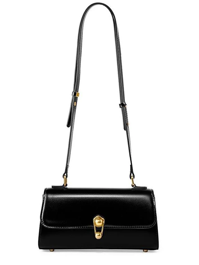 Main image of Women Fashion Genuine Leather Handbags Tote Bag Shoulder Bag Black