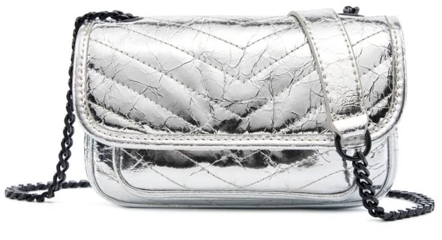 Main image of Genuine Leather Women Designer Large Purse Work Handbags Womens Crossbody Purses Woman Shoulder Bags Silver