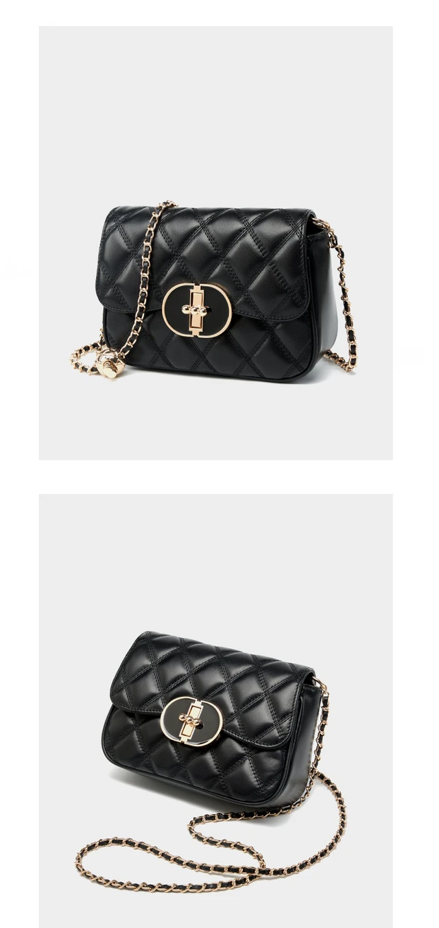 Alt view image 2 of 3 - Genuine Leather Women Tote Purse Shoulder Bag Black