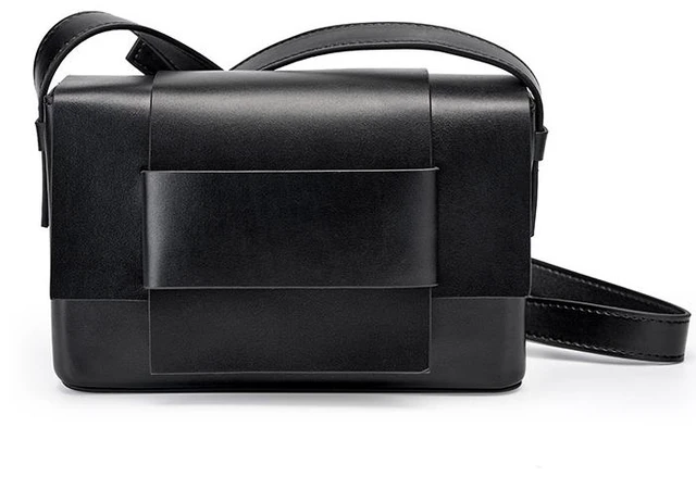 Main image of Women Genuine Leather Crossbody Bags Small Handbags Black